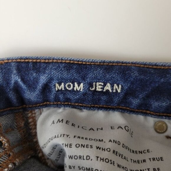 𝅺american Eagle Mom Jeans 00 - Picture 7 of 12